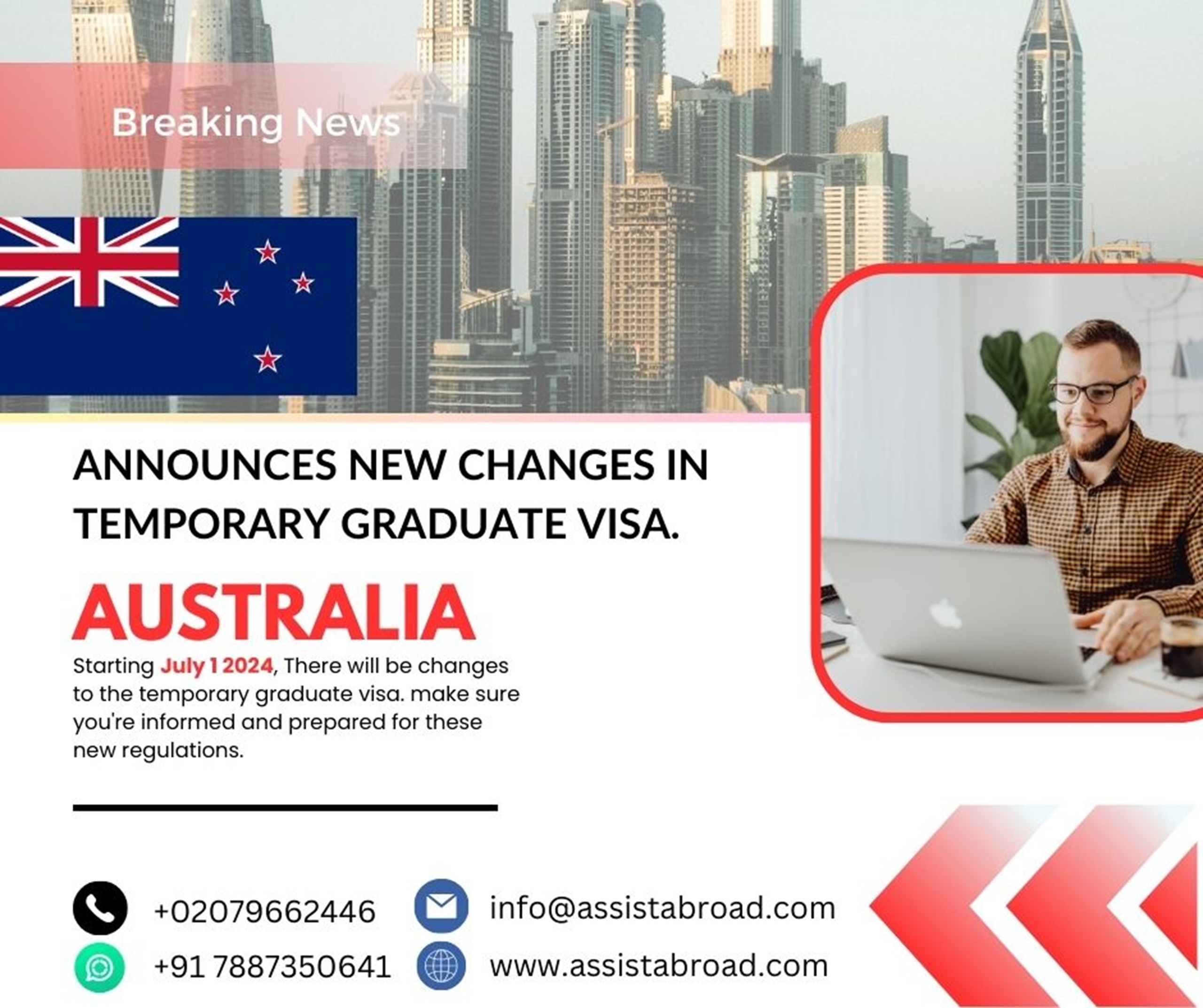 Paving Pathways: Australia’s Upcoming Temporary Graduate Visa Revamp Unveiled